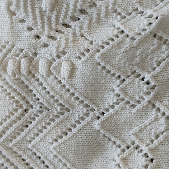 New Hunter & Brown Crochet Crop Top Size L - Picture 6 of 6